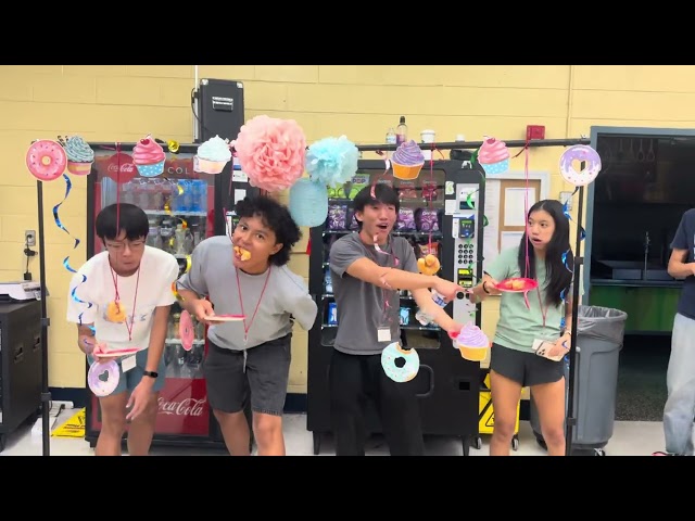 Donut eating competition