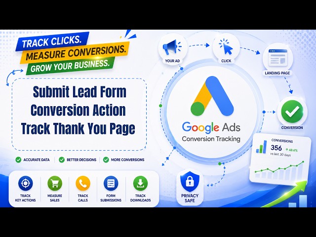 How to Track Thank You Page | How to Track Lead Form Submission Conversions in Google Ads