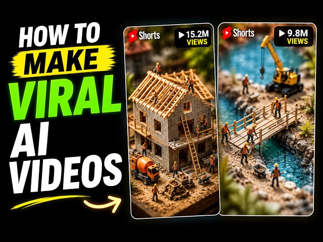How to Make Viral Miniature Construction Videos with AI (FREE)