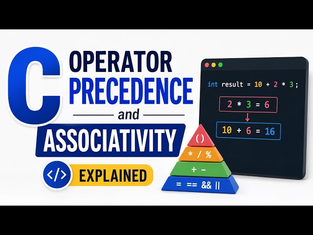 C Operator Precedence and Associativity Explained | C Programming for Beginners