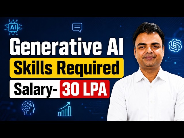 Generative AI Course Future Scope, Jobs Opportunities, Salary, Skills Required, Roadmap
