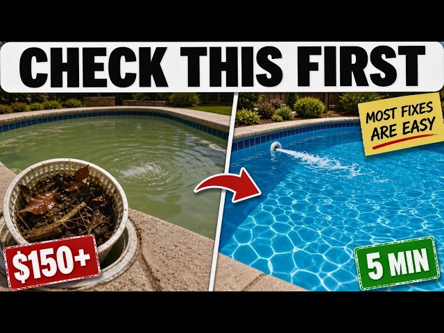 7 Pool Problems You Can Fix Yourself Before Calling a Repairman