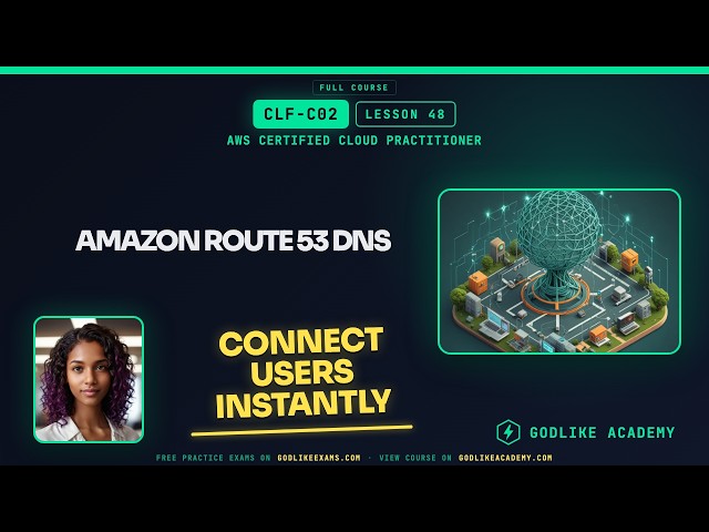CLF-C02 AWS Certified Cloud Practitioner · Lesson 48: Amazon Route 53 DNS Explained Fast