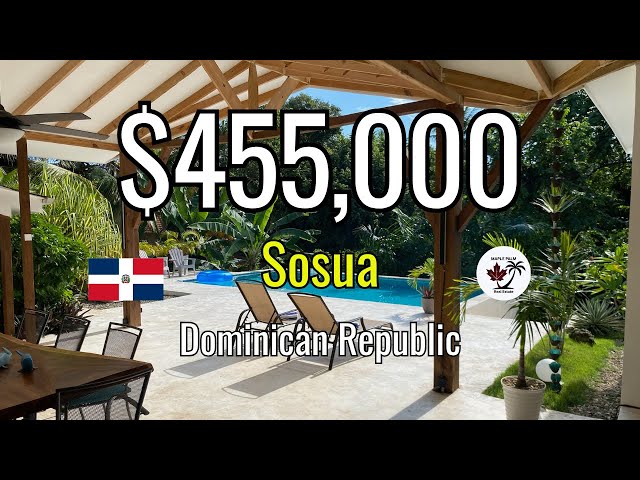 Tour This Stunning Luxury 4 Bed Villa! Sosua, DR