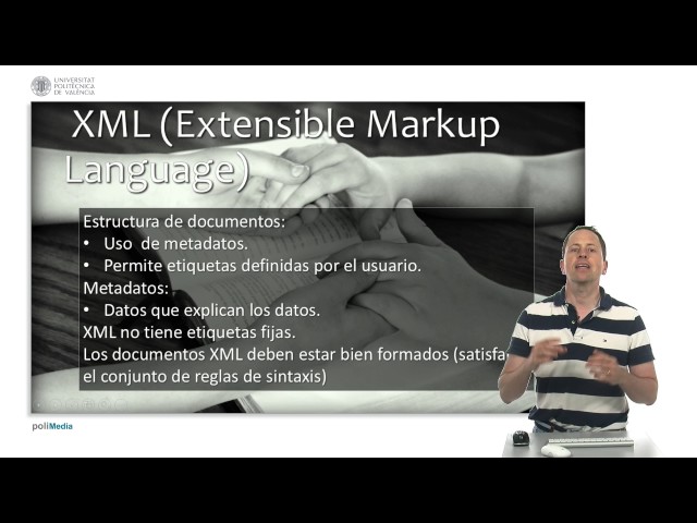 Web technology. Markup languages: HTML, XML, XHTML | 28/36 | UPV