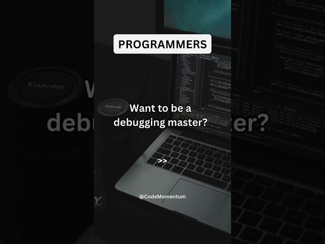 Want to be a debugging master? #shorts #programmingfacts #programming #software #coding