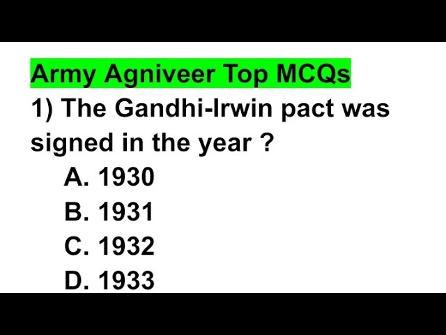 Army Agniveer Paper June 2026 Top MCQs | By Rohani Sir | Expected Questions For Army Agniveer 2026