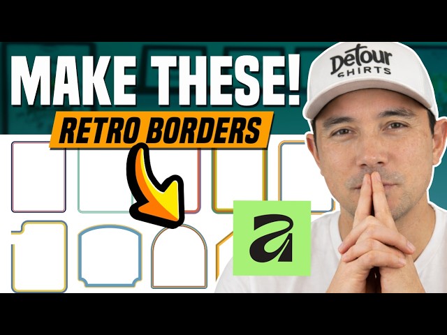Create Retro Round Borders in Affinity! Full Tutorial