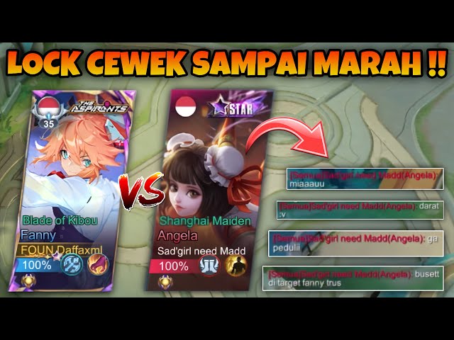 DI RECAL-RECALIN CEWEK AUTO GUA LOCK SAMPAI MARAH !! - Mobile Legends