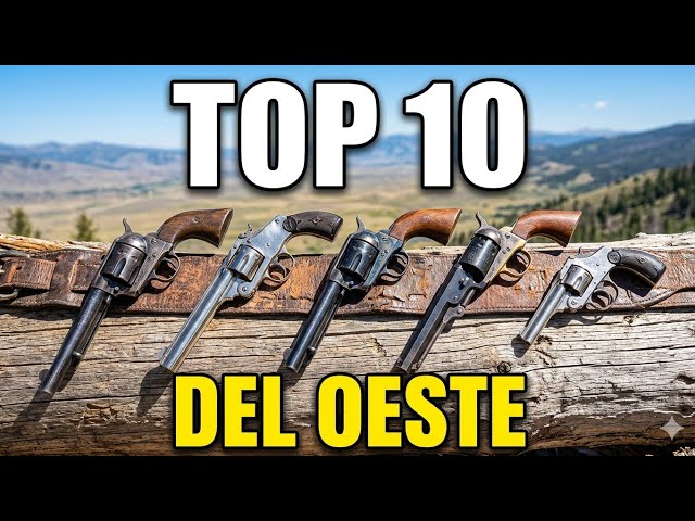 LOS 10 REVÓLVERES MÁS UTILIZADOS DEL VIEJO OESTE 🤠 (1800-1900)