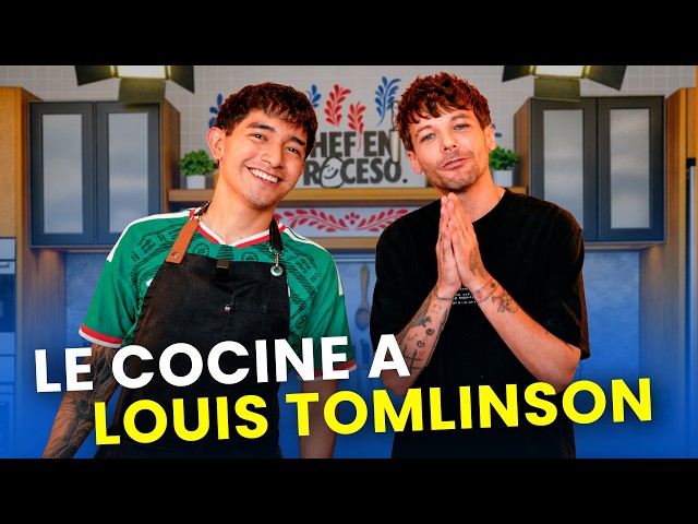 Louis Tomlinson PREPARANDO HAMBURGUESAS DE POLLO junto a @chefenproceso