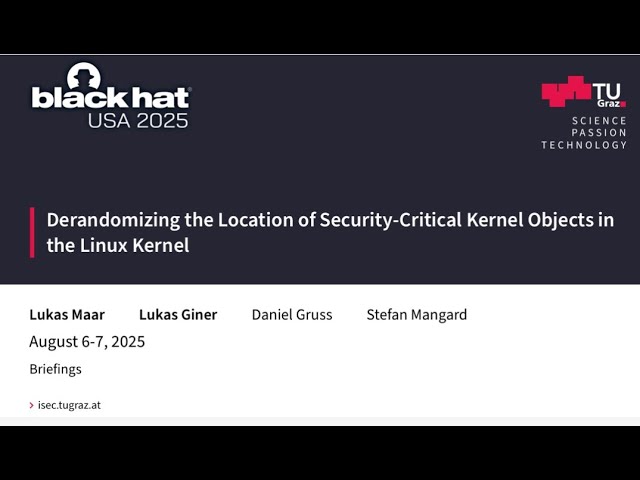 Derandomizing the Location of Security-Critical Kernel Objects in the Linux Kernel