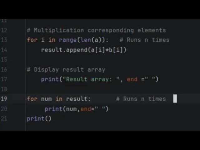 Write a program to multiply corresponding elements of two arrays? (Python)