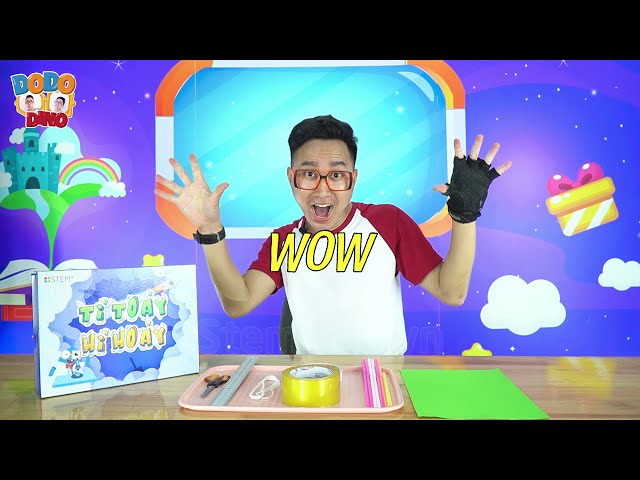 DODO DINO| Chế tạo mô hình bàn tay rô-bốt| STEM - STEAM - Khoa học vui nhộn - Khoa học sáng tạo