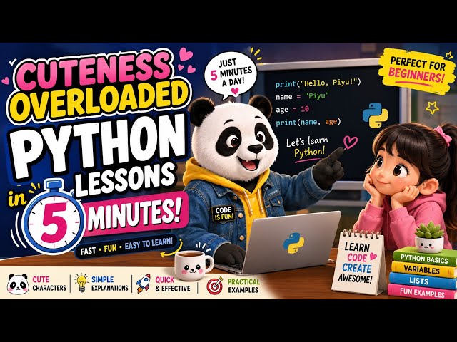 Cuteness overloaded python lessons 