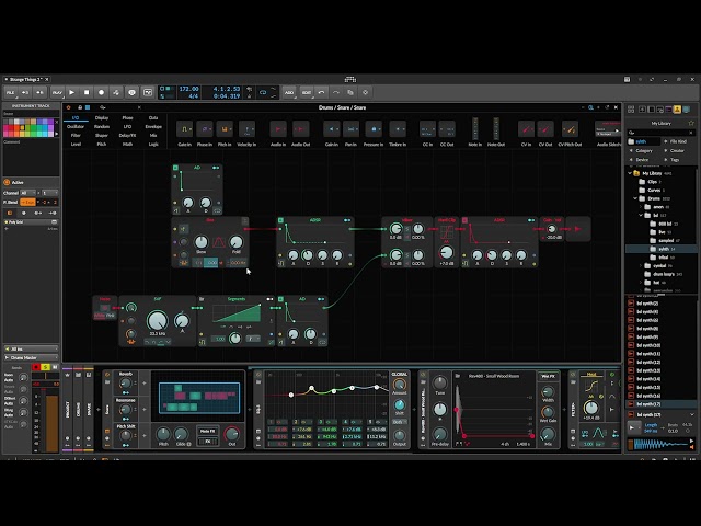 Bitwig 5 Metal Snare Tutorial