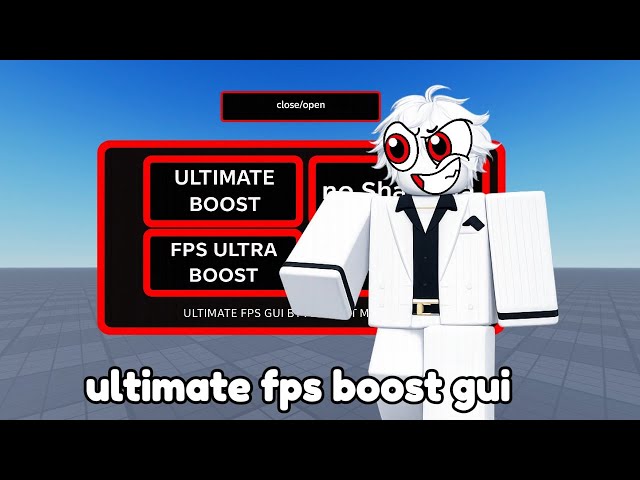 ULTIMATE FPS booster GUI script | Roblox script | Roblox exploit