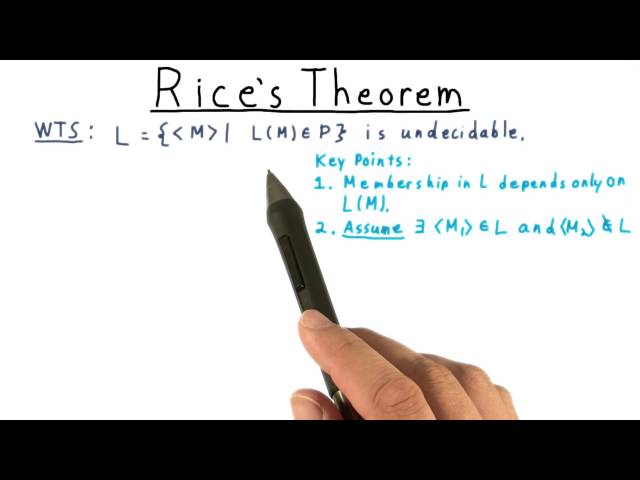 Rice's Theorem - Georgia Tech - Computability, Complexity, Theory: Computability