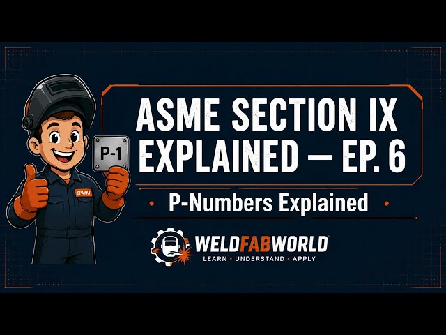 P-Numbers Explained (How ASME Groups Base Metals So You Don't Test Forever