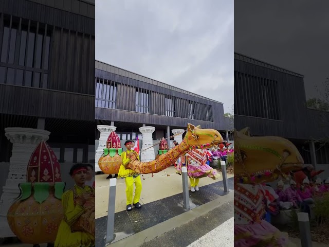 Bonjour! His Holiness Mahant Swami Maharaj Arrives in Paris