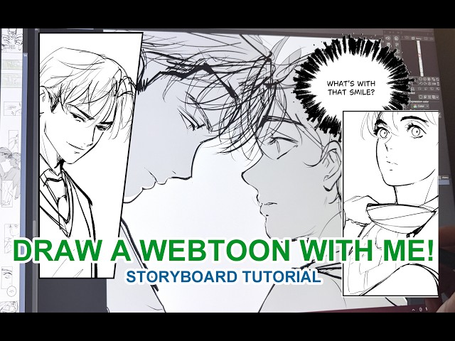 storyboarding my webtoon | Tutorial\BTS