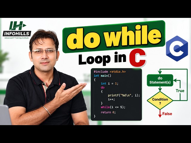 Do-while loop in C | infohills 