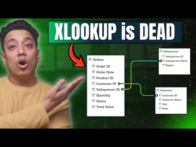 I Stopped Using XLOOKUP After Discovering This (You Should Too) | Excel