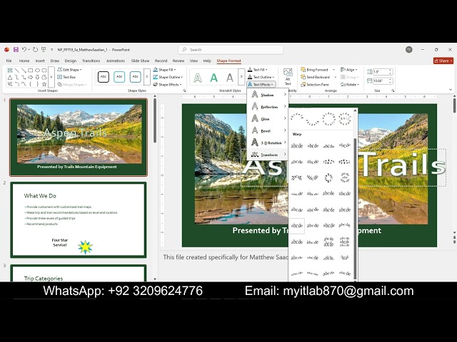 New Perspectives PowerPoint 2019 | Module 3 SAM Project 1a | Module 3 SAM Project 1a