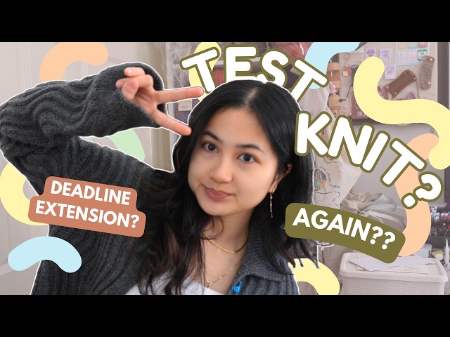 What Happens If You Don't Finish a Test Knit? || Wavelength Cardigan Project Vlog