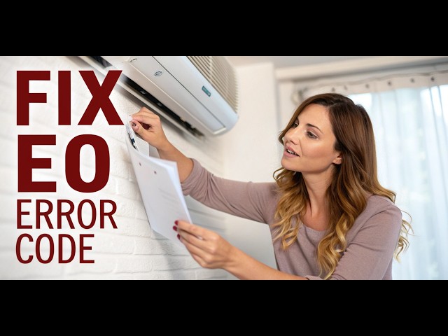 Fixing AC Error E0: Causes, Code Meaning, and Step-by-Step Solution Guide