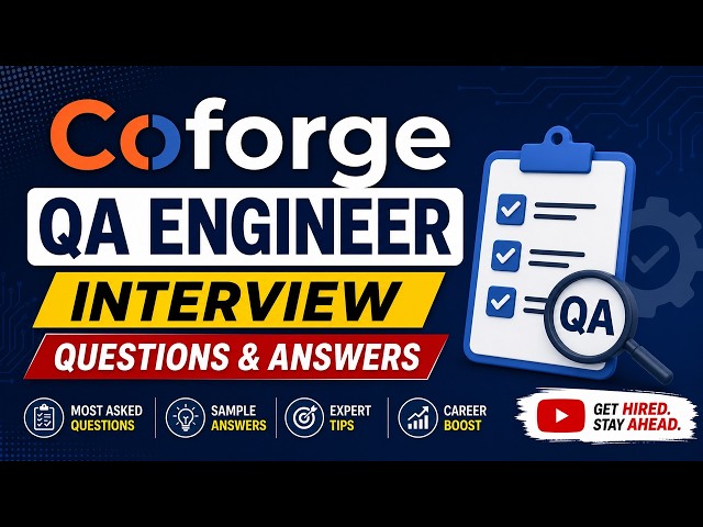 Coforge QA Engineer Interview Questions & Answers