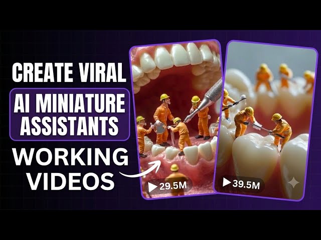 How To Create Viral AI Miniature Working Assistant Videos for FREE (Full Tutorial)