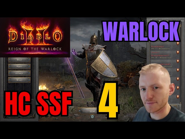 #4 Warlock HCSSF zmiana buildu | Akt 1 i 2 Koszmar | Diablo 2 Resurrected : Reign of the Warlock
