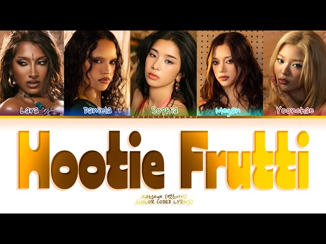Katseye (캣츠아이) 'Hootie Frutti" (Color Coded Lyrics)
