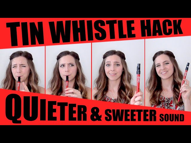 EASY TIN WHISTLE HACK - Make Your Whistle Sweeter & Quieter #shorts