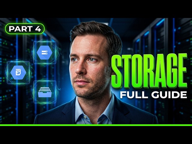GCP Fundamentals Part 4 Storage Options Cloud Storage, Persistent Disk & Filestore