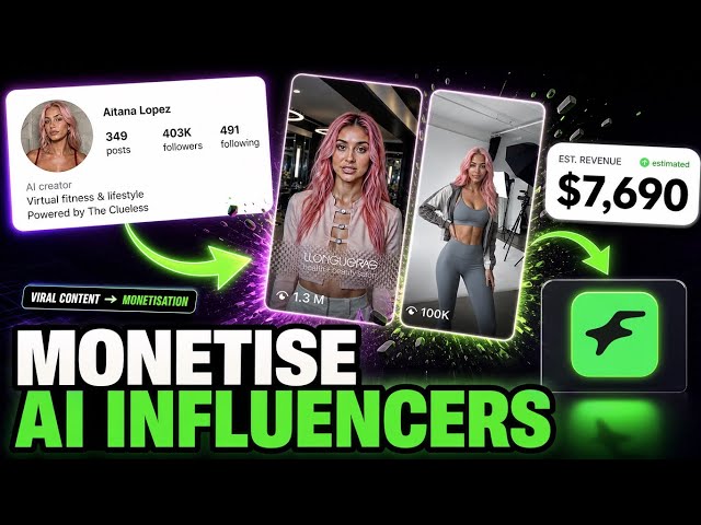 Make an AI Influencer & Monetise It — Complete Beginner Guide!