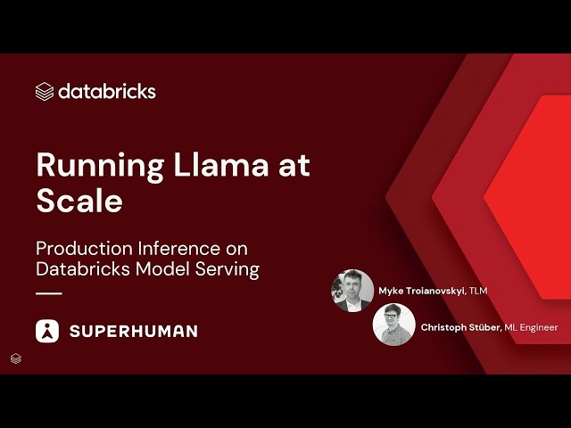 Running LLaMA at Scale: Production Inference on Databricks Model Serving