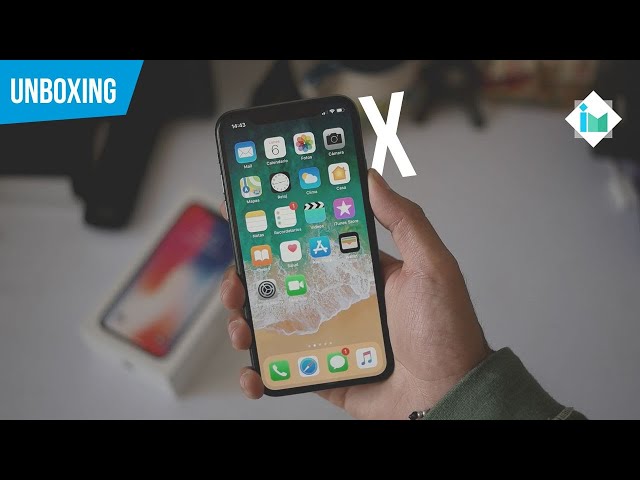Apple iPhone X - Unboxing and first impressions in Spanish