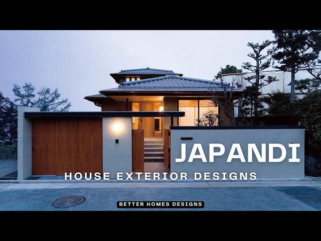 BEAUTIFUL! JAPANDI HOUSE EXTERIOR DESIGN IDEAS | HOW TO DESIGN MINIMALIST JAPANDI STYLE HOME FACADE