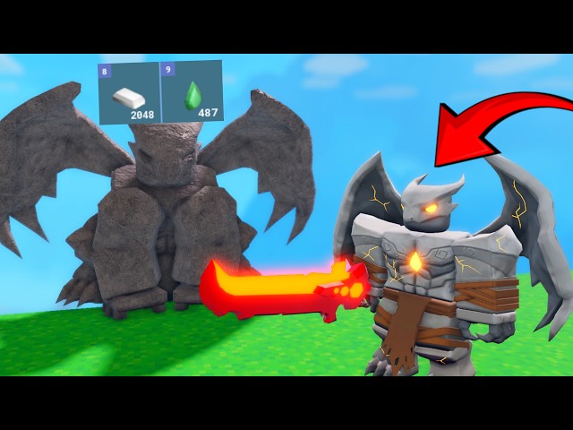 NEW Gregory Kit + Inf Emeralds = OP (Roblox Bedwars)
