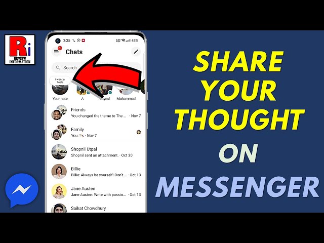 How to Share Your Thoughts on Facebook Messenger