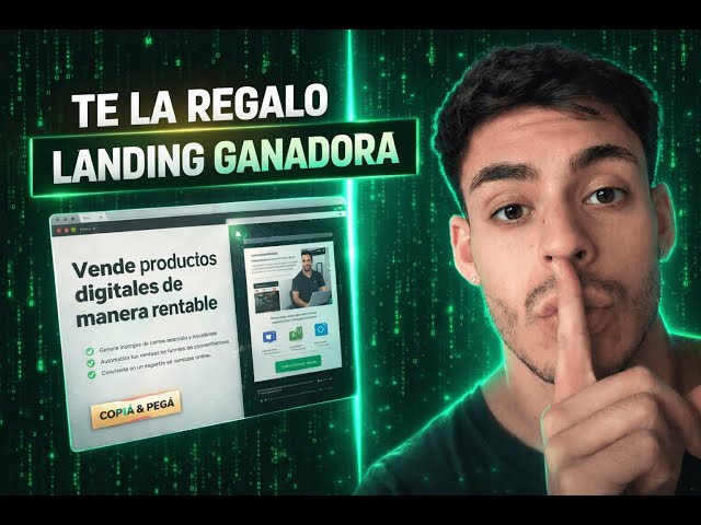🎁 Te regalo una Landing Page Ganadora con la que he generado Miles de dólares en ventas