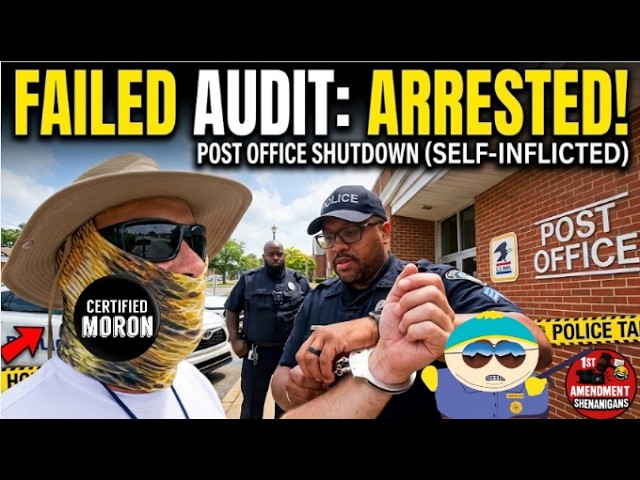 First Amendment Auditor Talks His Way Directly Into Handcuffs!