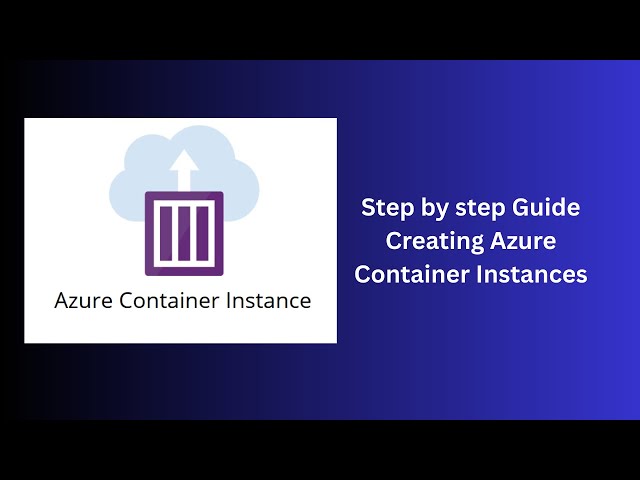 Unit 4 Lab 2.2.7 Creating Azure Container Instances