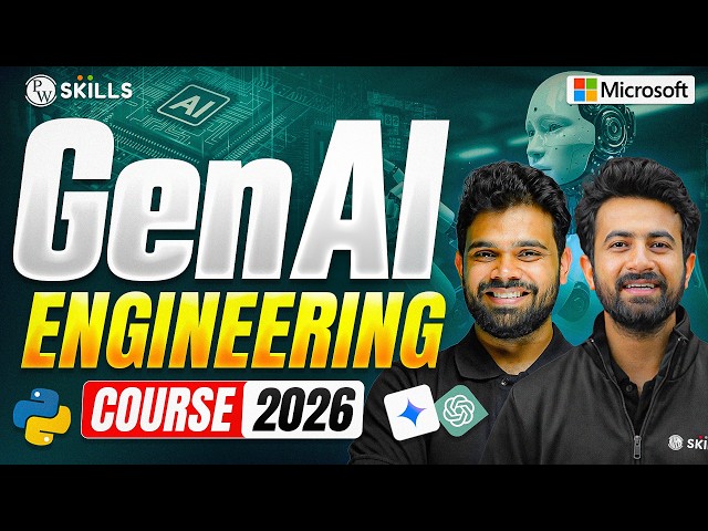 Gen AI Engineering Course | Become a Microsoft Certified AI Engineer | PW Skills