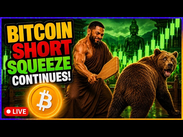 Bitcoin Short SQUEEZE! Live Trading & TA