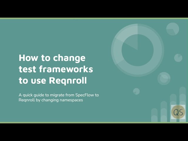 How to Migrate Your Test Framework to Reqnroll from SpecFlow