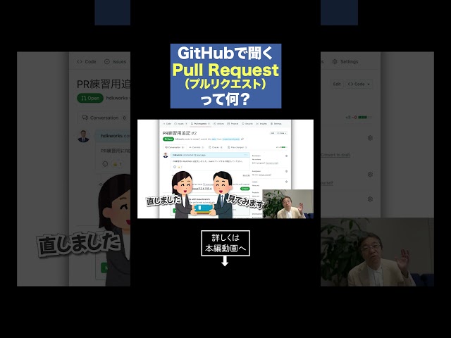What is the "pull request" that we often hear about on GitHub? #shorts