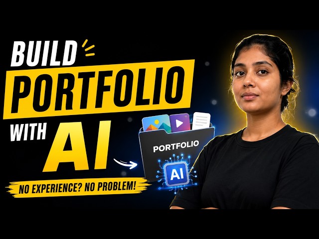 How to Build a Professional Portfolio with AI  (Even If You Have No Experience)